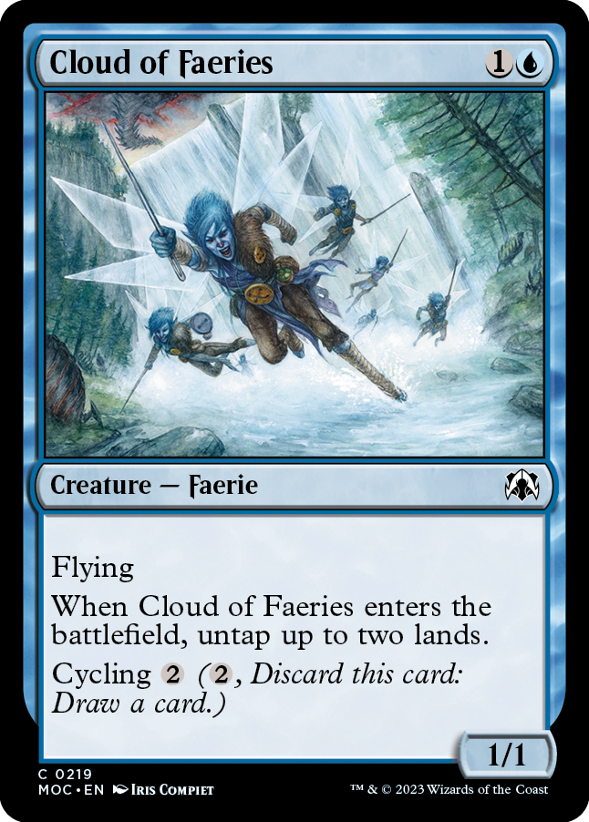 Cloud of Faeries [March of the Machine Commander] | Gear Gaming Bentonville