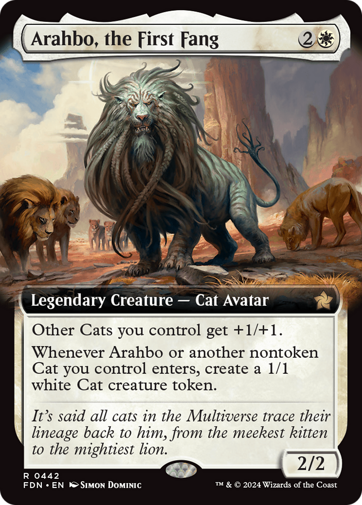 Arahbo, the First Fang (Extended Art) [Foundations] | Gear Gaming Bentonville