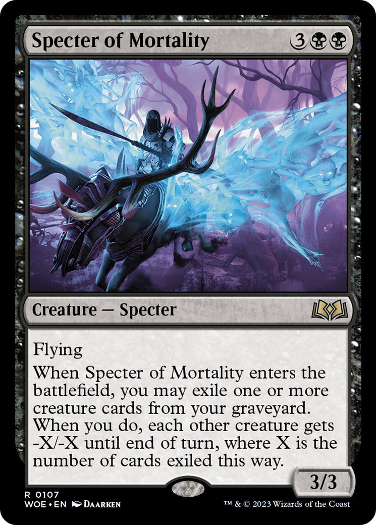 Specter of Mortality [Wilds of Eldraine] | Gear Gaming Bentonville