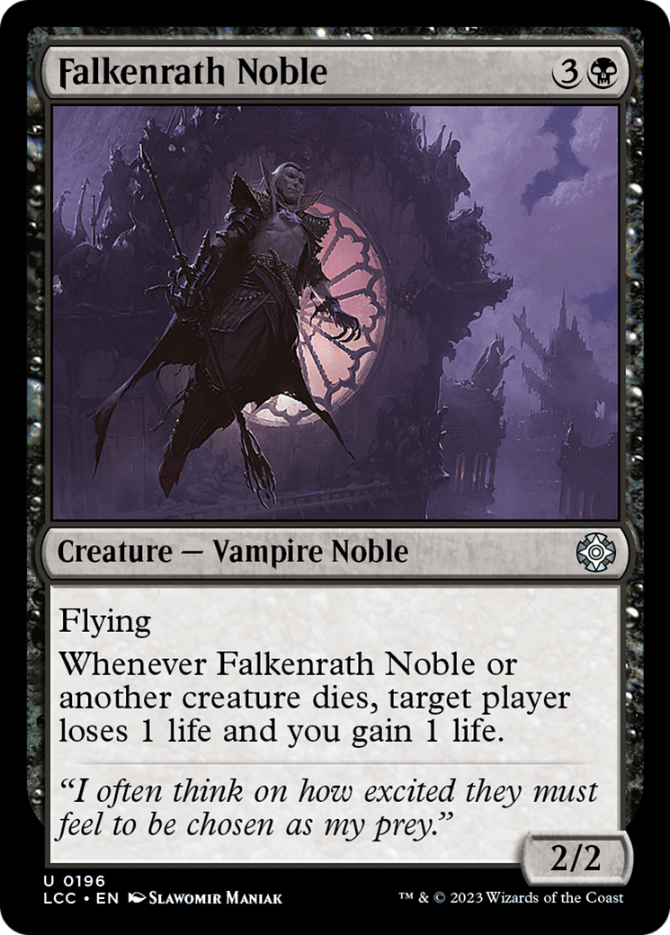 Falkenrath Noble [The Lost Caverns of Ixalan Commander] | Gear Gaming Bentonville