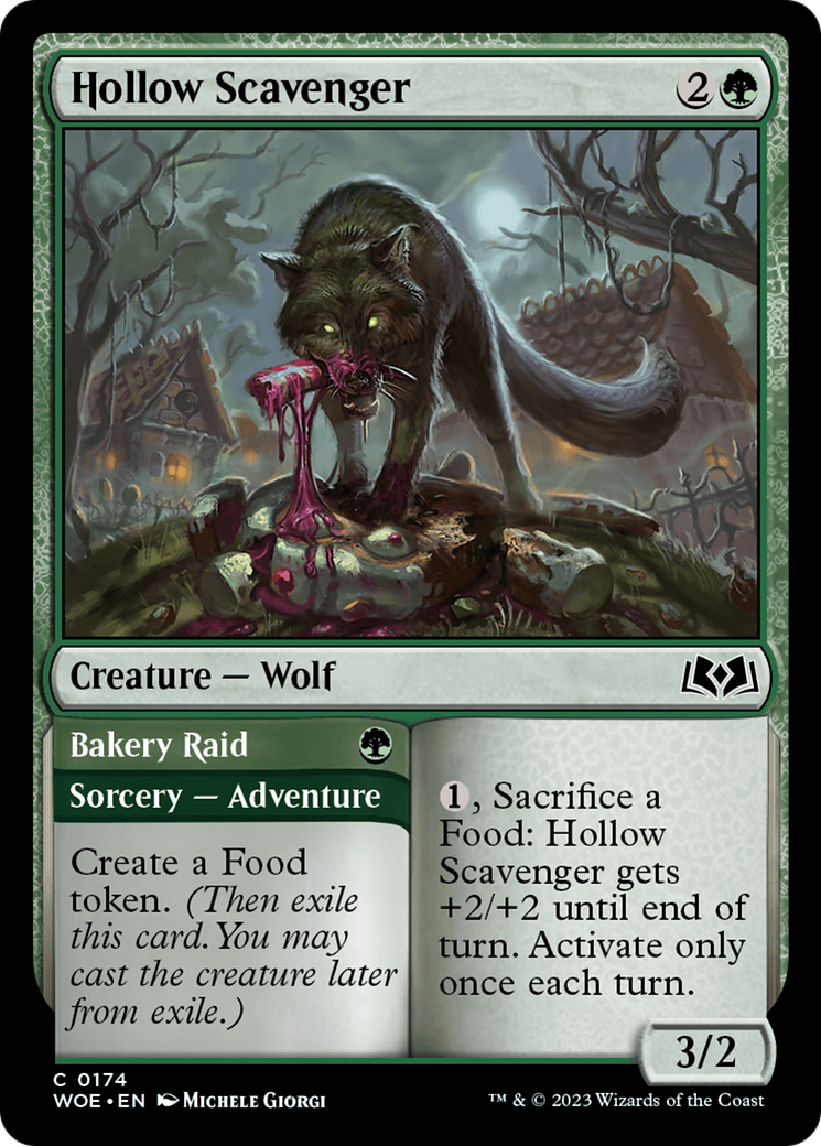 Hollow Scavenger // Bakery Raid [Wilds of Eldraine] | Gear Gaming Bentonville