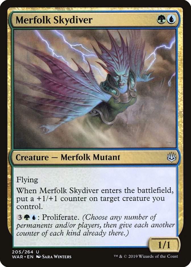 Merfolk Skydiver [War of the Spark] | Gear Gaming Bentonville