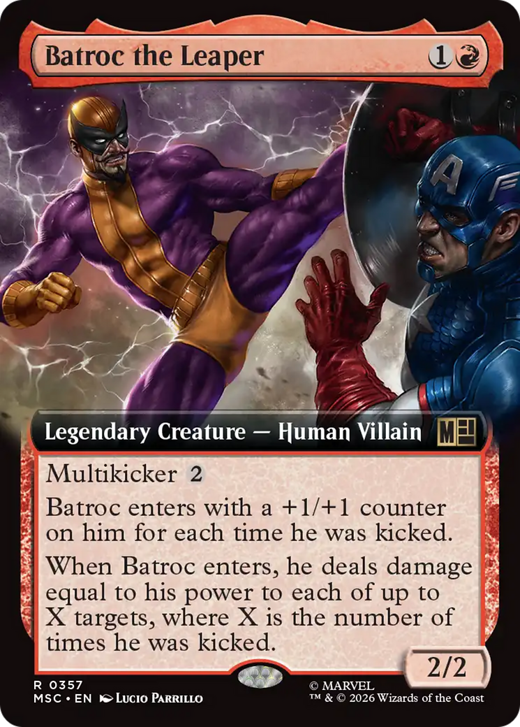 Batroc the Leaper (Extended Art) [Marvel Super Heroes Commander] | Gear Gaming Bentonville