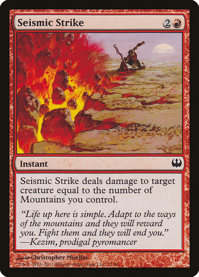 Seismic Strike [Duel Decks: Knights vs. Dragons] | Gear Gaming Bentonville