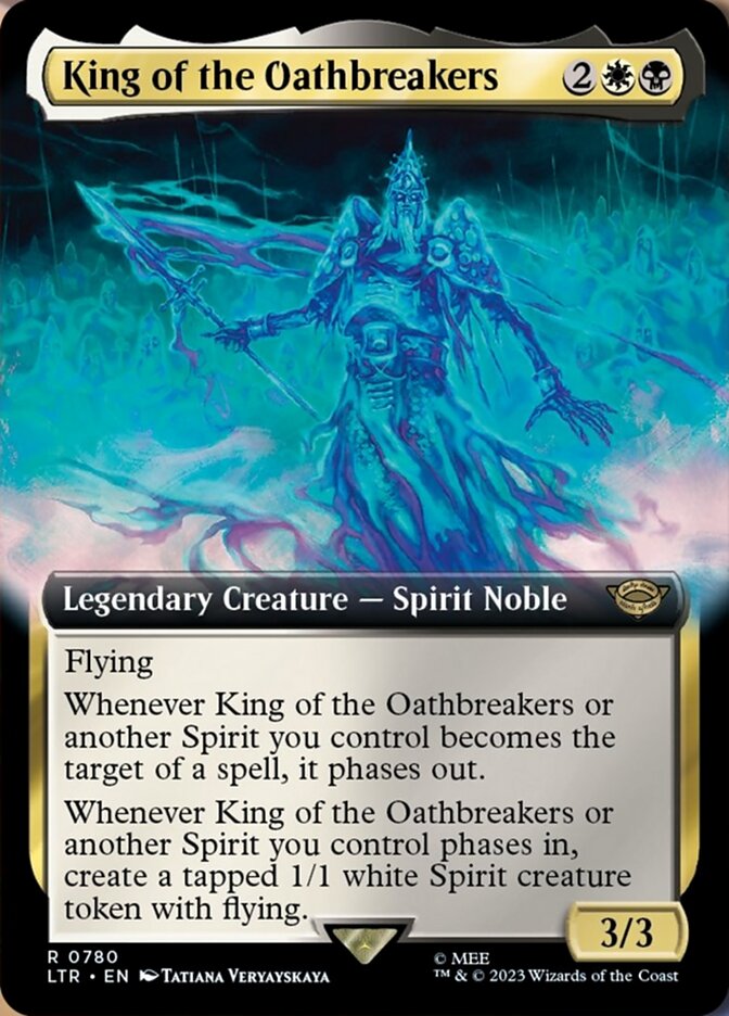 King of the Oathbreakers (Extended Art) (Surge Foil) [The Lord of the Rings: Tales of Middle-Earth] | Gear Gaming Bentonville