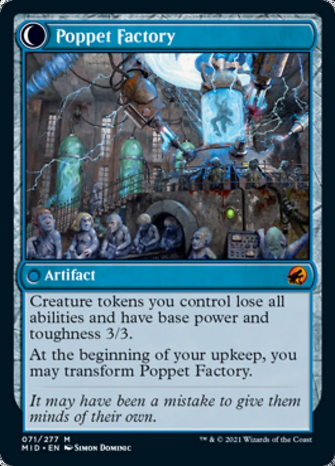 Poppet Stitcher // Poppet Factory [Innistrad: Midnight Hunt] | Gear Gaming Bentonville