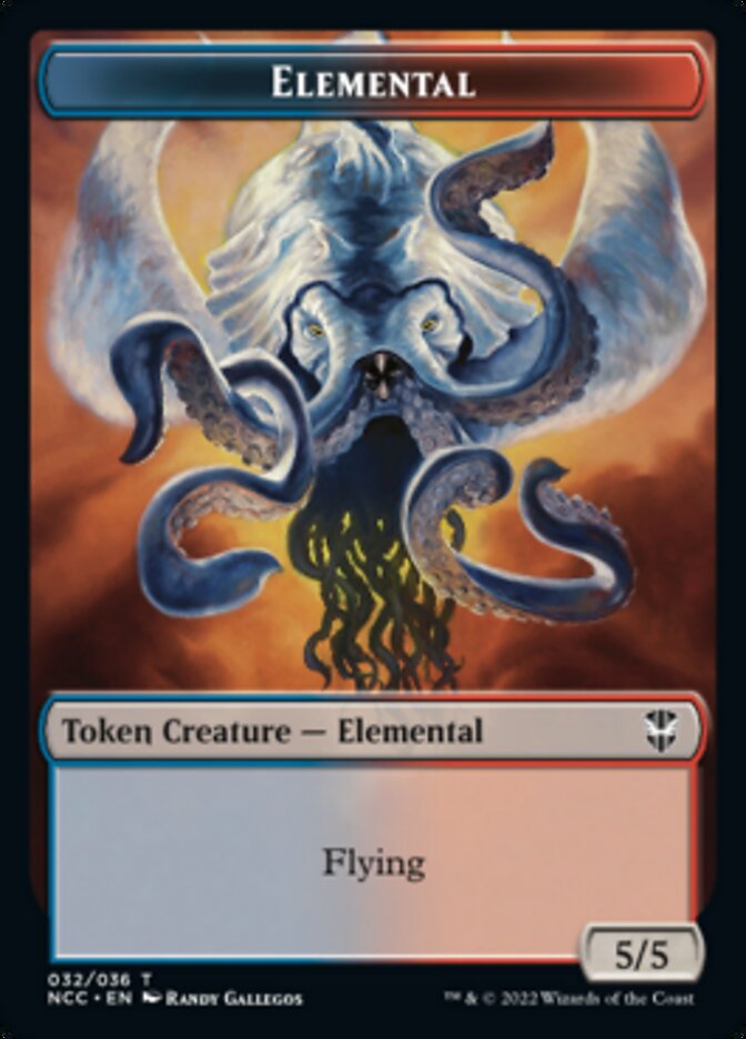 Elemental (032) // Rogue Double-Sided Token [Streets of New Capenna Commander Tokens] | Gear Gaming Bentonville