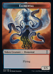 Elemental (032) // Rogue Double-Sided Token [Streets of New Capenna Commander Tokens] | Gear Gaming Bentonville