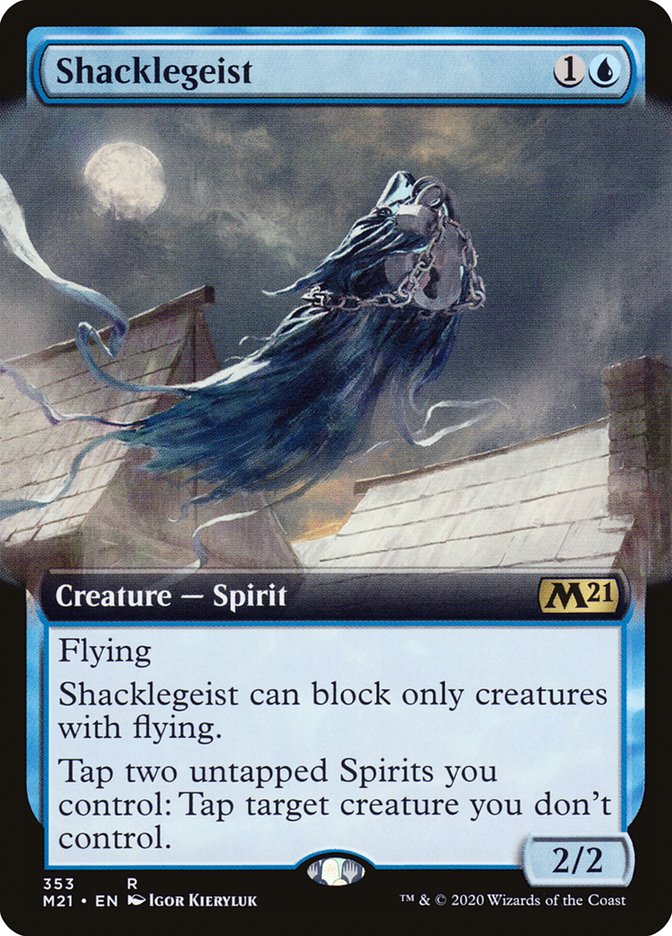 Shacklegeist (Extended Art) [Core Set 2021] | Gear Gaming Bentonville