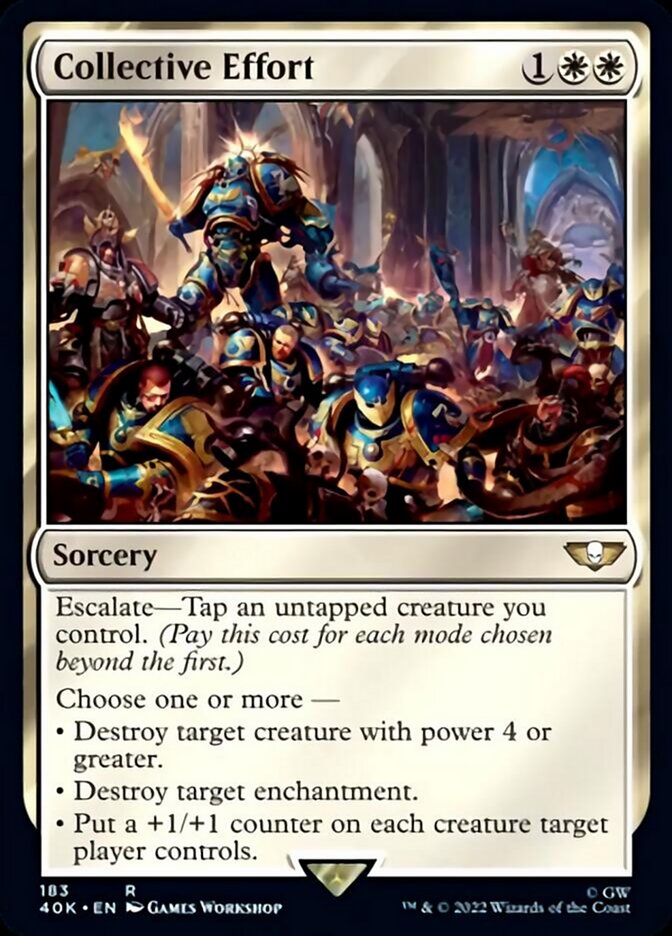 Collective Effort (Surge Foil) [Warhammer 40,000] | Gear Gaming Bentonville