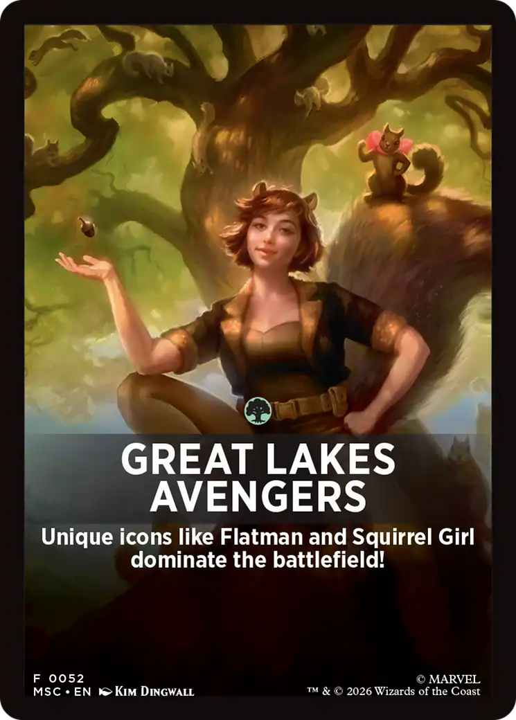 Great Lakes Avengers Theme Card [Marvel Super Heroes Commander] | Gear Gaming Bentonville