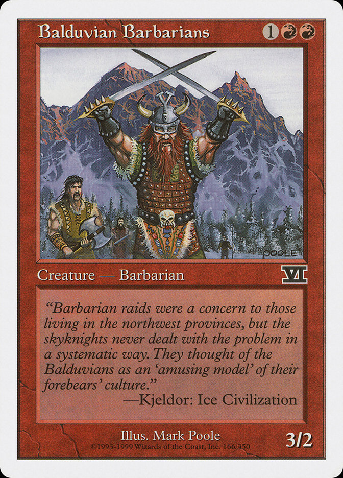 Balduvian Barbarians [Classic Sixth Edition] | Gear Gaming Bentonville