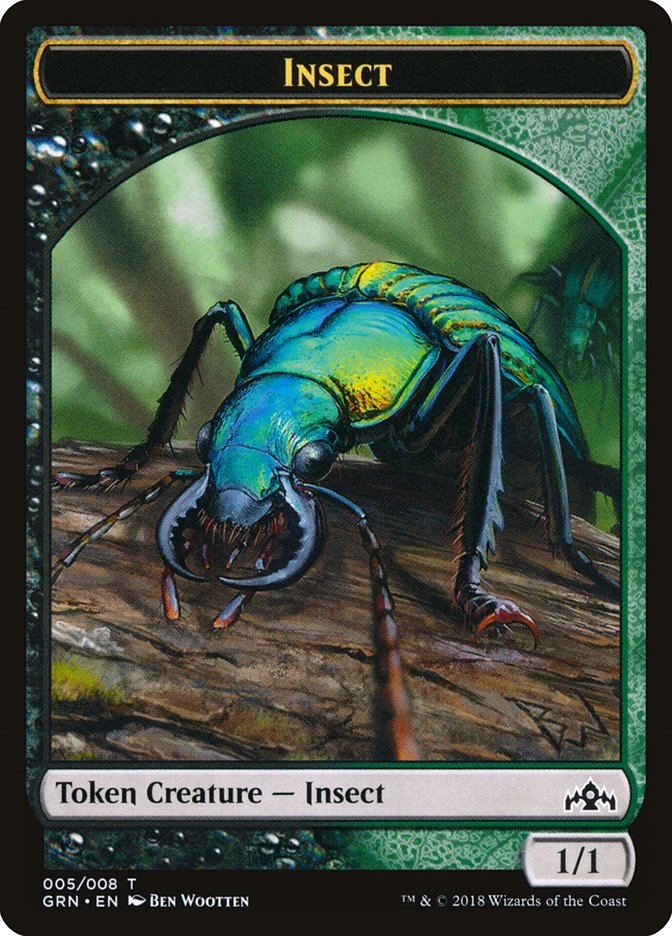 Insect Token [Guilds of Ravnica Tokens] | Gear Gaming Bentonville