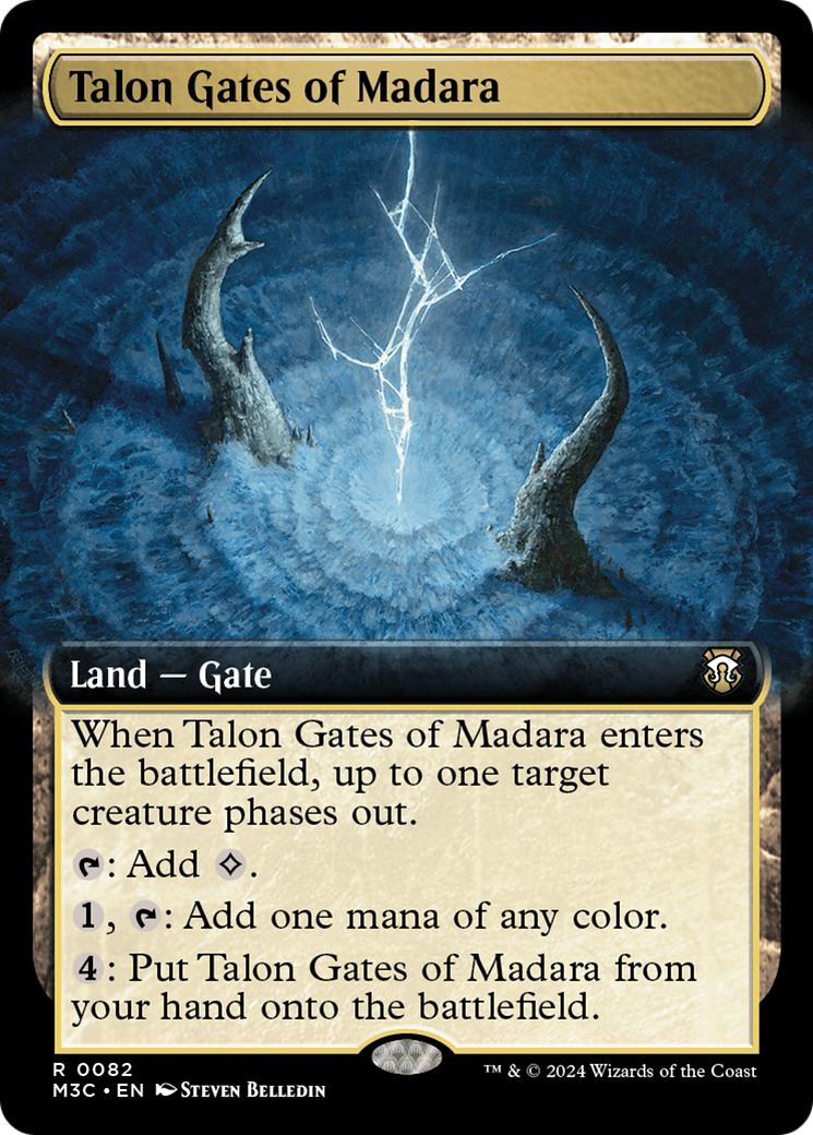 Talon Gates of Madara (Extended Art) (Ripple Foil) [Modern Horizons 3 Commander] | Gear Gaming Bentonville