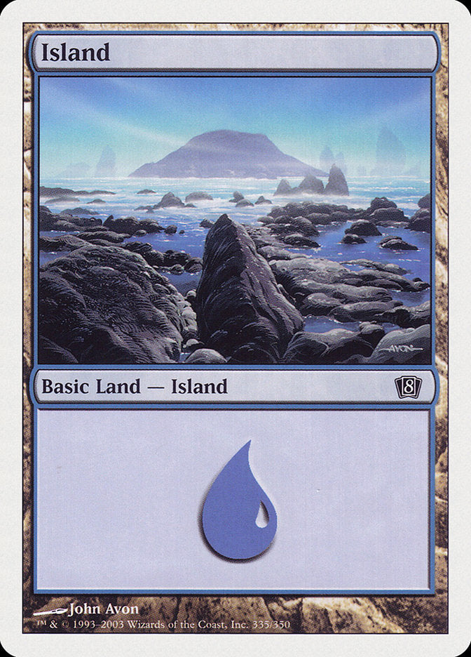 Island (335) [Eighth Edition] | Gear Gaming Bentonville