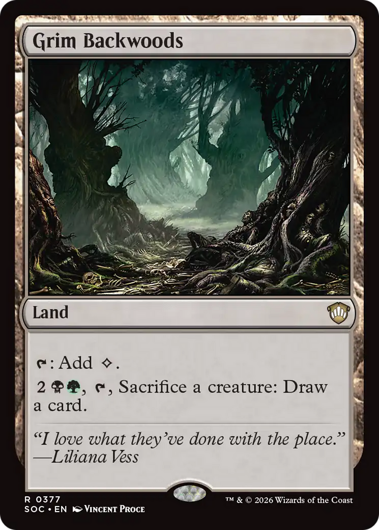 Grim Backwoods [Secrets of Strixhaven Commander] | Gear Gaming Bentonville
