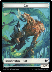 Treasure // Cat (0005) Double-Sided Token [Commander Masters Tokens] | Gear Gaming Bentonville