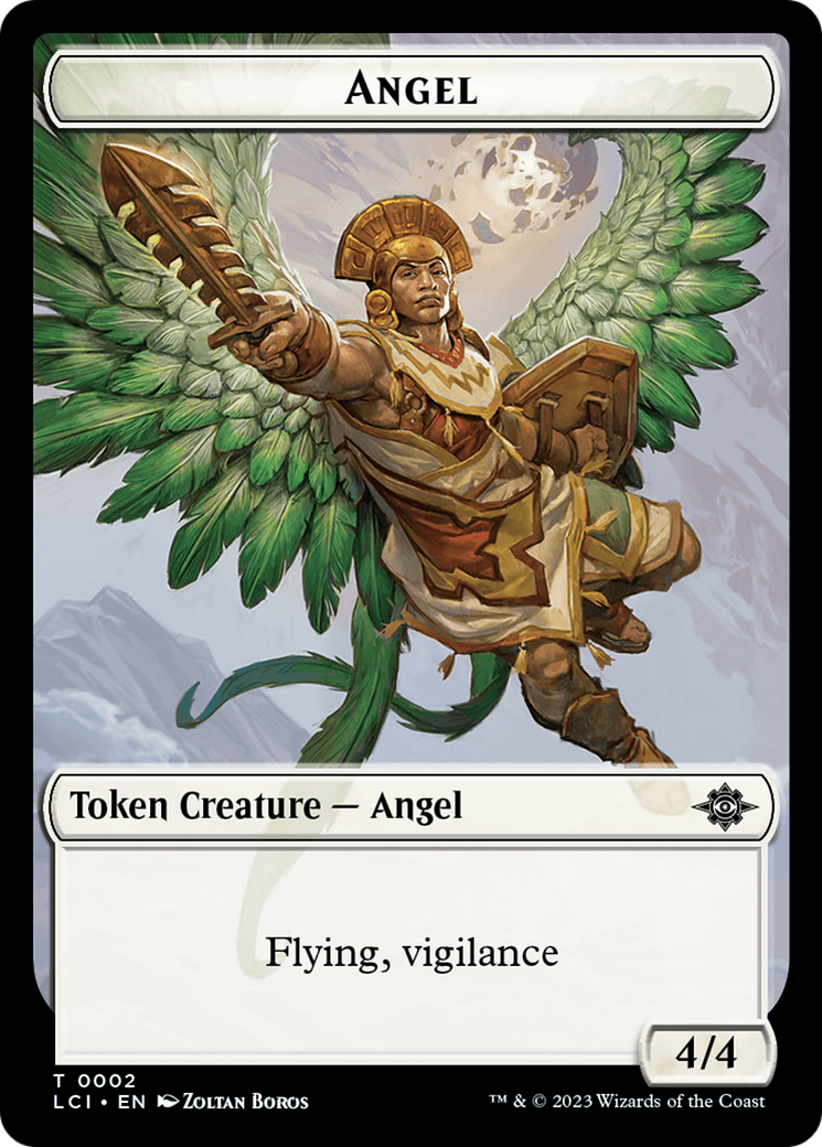 Gnome // Angel Double-Sided Token [The Lost Caverns of Ixalan Tokens] | Gear Gaming Bentonville