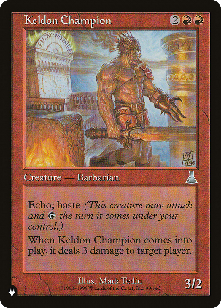 Keldon Champion [The List Reprints] | Gear Gaming Bentonville