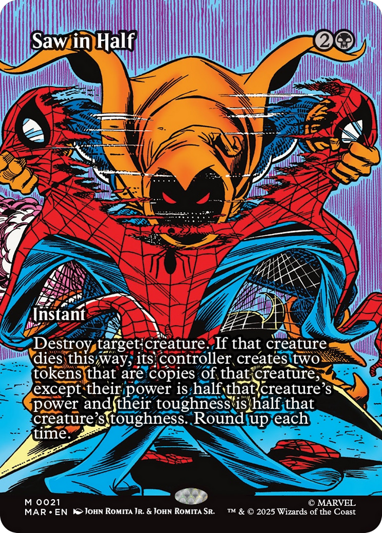 Saw in Half (Borderless) [Marvel's Spider-Man: Eternal-Legal] | Gear Gaming Bentonville