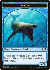 Whale // Zombie (011/036) Double-Sided Token [Commander 2014 Tokens] | Gear Gaming Bentonville
