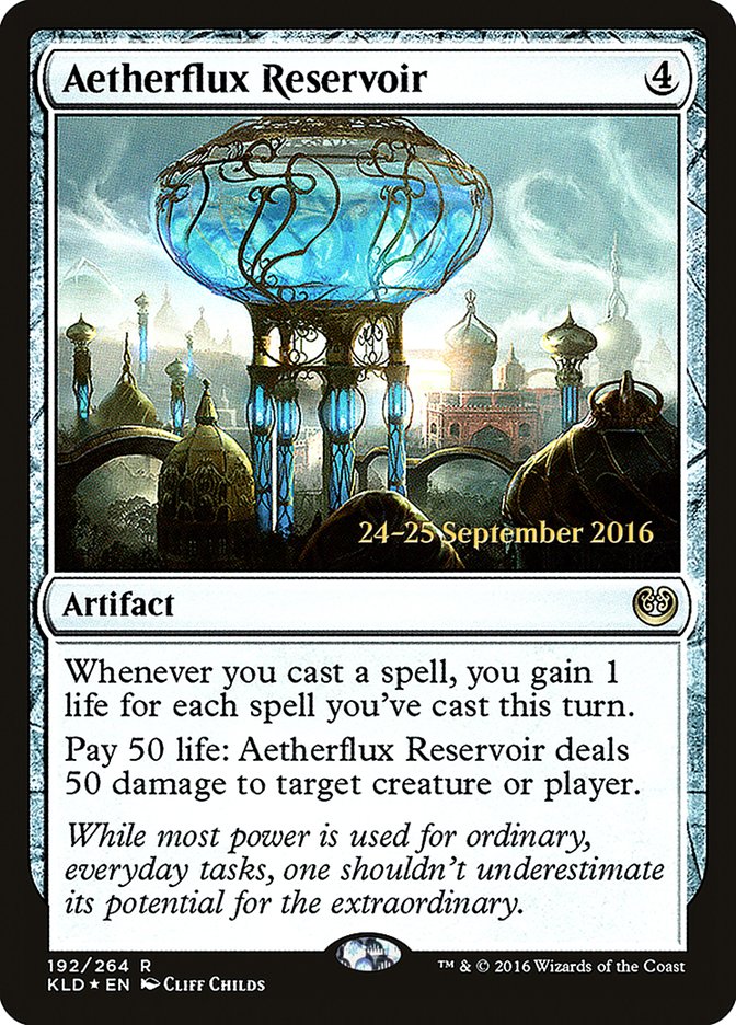 Aetherflux Reservoir [Kaladesh Prerelease Promos] | Gear Gaming Bentonville