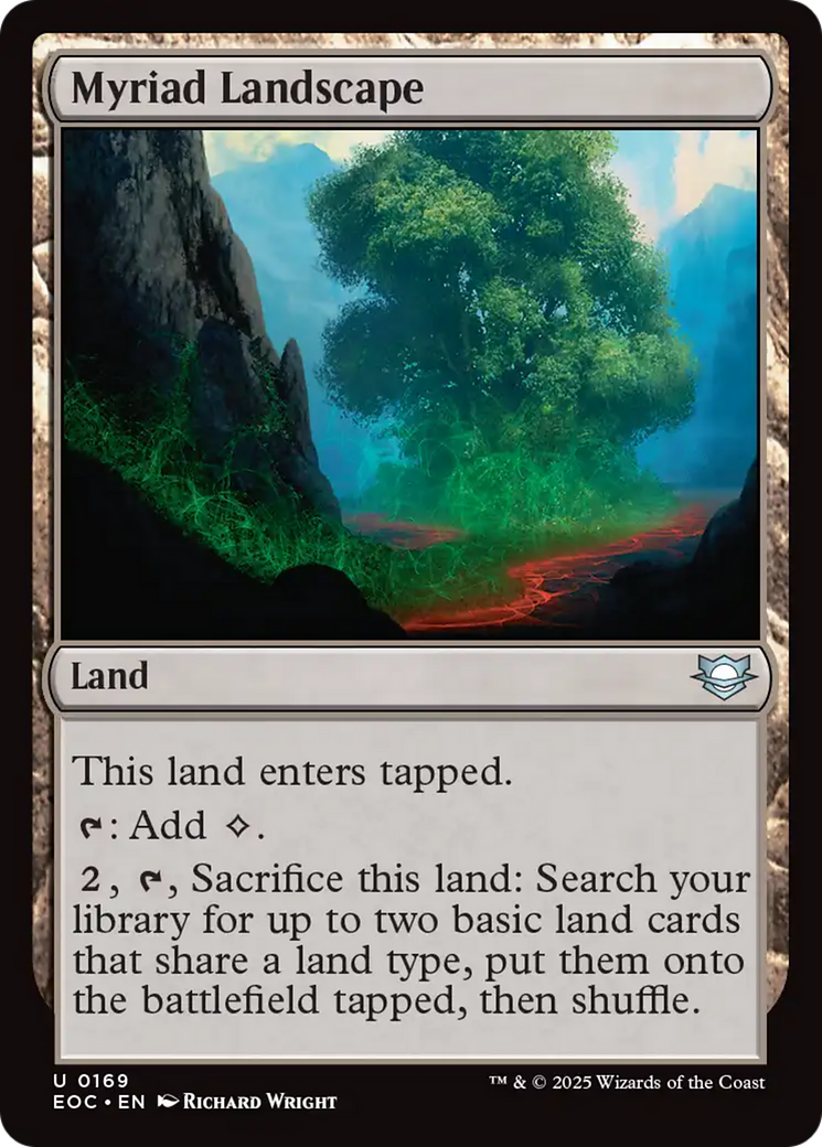 Myriad Landscape [Edge of Eternities Commander] | Gear Gaming Bentonville