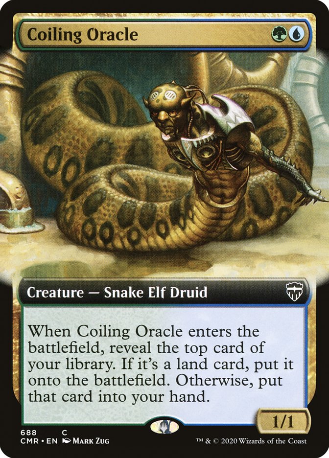 Coiling Oracle (Extended Art) [Commander Legends] | Gear Gaming Bentonville