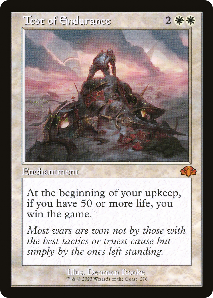 Test of Endurance (Retro) [Dominaria Remastered] | Gear Gaming Bentonville