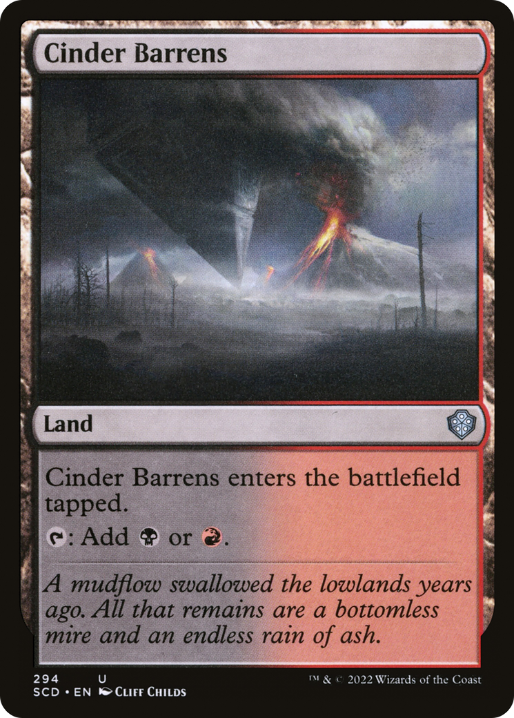 Cinder Barrens [Starter Commander Decks] | Gear Gaming Bentonville