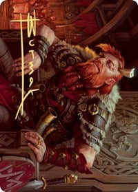 Arni Brokenbrow Art Card (Gold-Stamped Signature) [Kaldheim Art Series] | Gear Gaming Bentonville