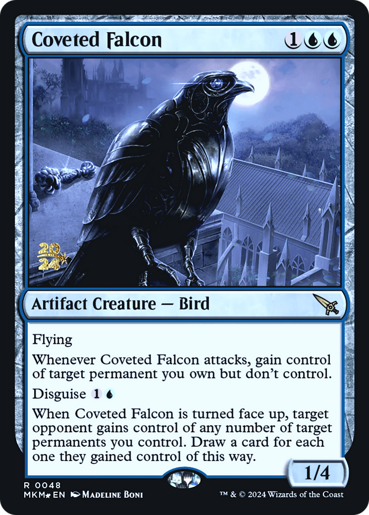 Coveted Falcon [Murders at Karlov Manor Prerelease Promos] | Gear Gaming Bentonville