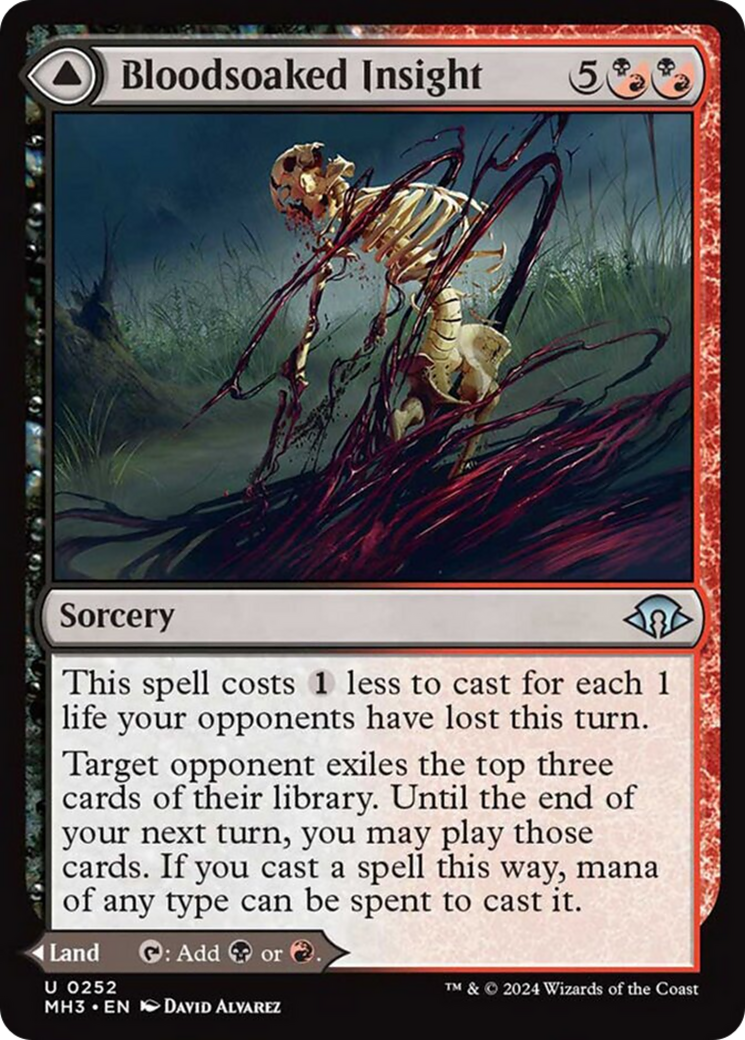 Bloodsoaked Insight // Sanguine Morass [Modern Horizons 3] | Gear Gaming Bentonville