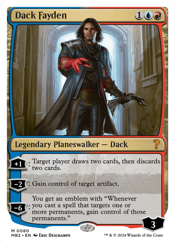 Dack Fayden (White Border) [Mystery Booster 2] | Gear Gaming Bentonville