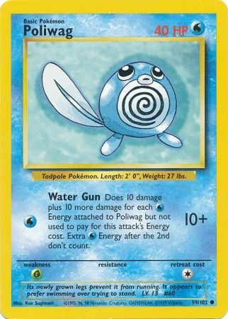 Poliwag (59/102) [Base Set Unlimited] | Gear Gaming Bentonville