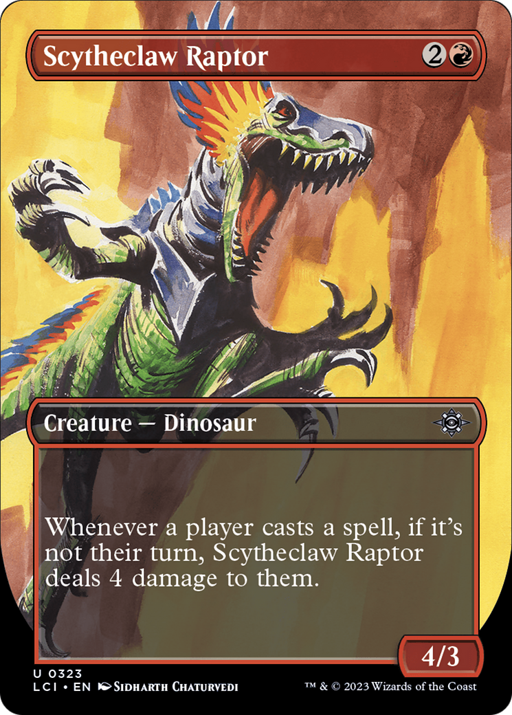 Scytheclaw Raptor (Borderless) [The Lost Caverns of Ixalan] | Gear Gaming Bentonville