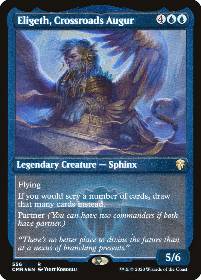 Eligeth, Crossroads Augur (Etched) [Commander Legends] | Gear Gaming Bentonville