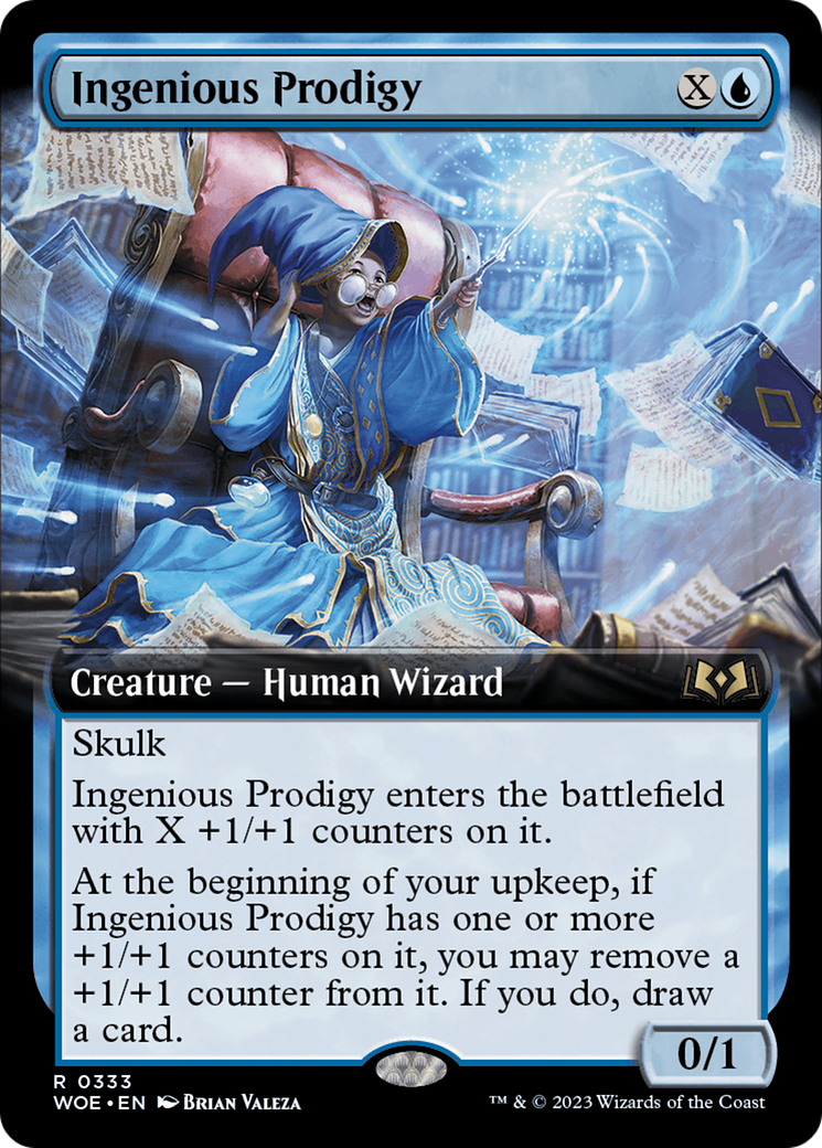 Ingenious Prodigy (Extended Art) [Wilds of Eldraine] | Gear Gaming Bentonville