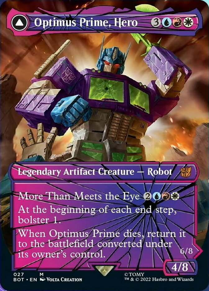 Optimus Prime, Hero // Optimus Prime, Autobot Leader (Shattered Glass) [Transformers] | Gear Gaming Bentonville