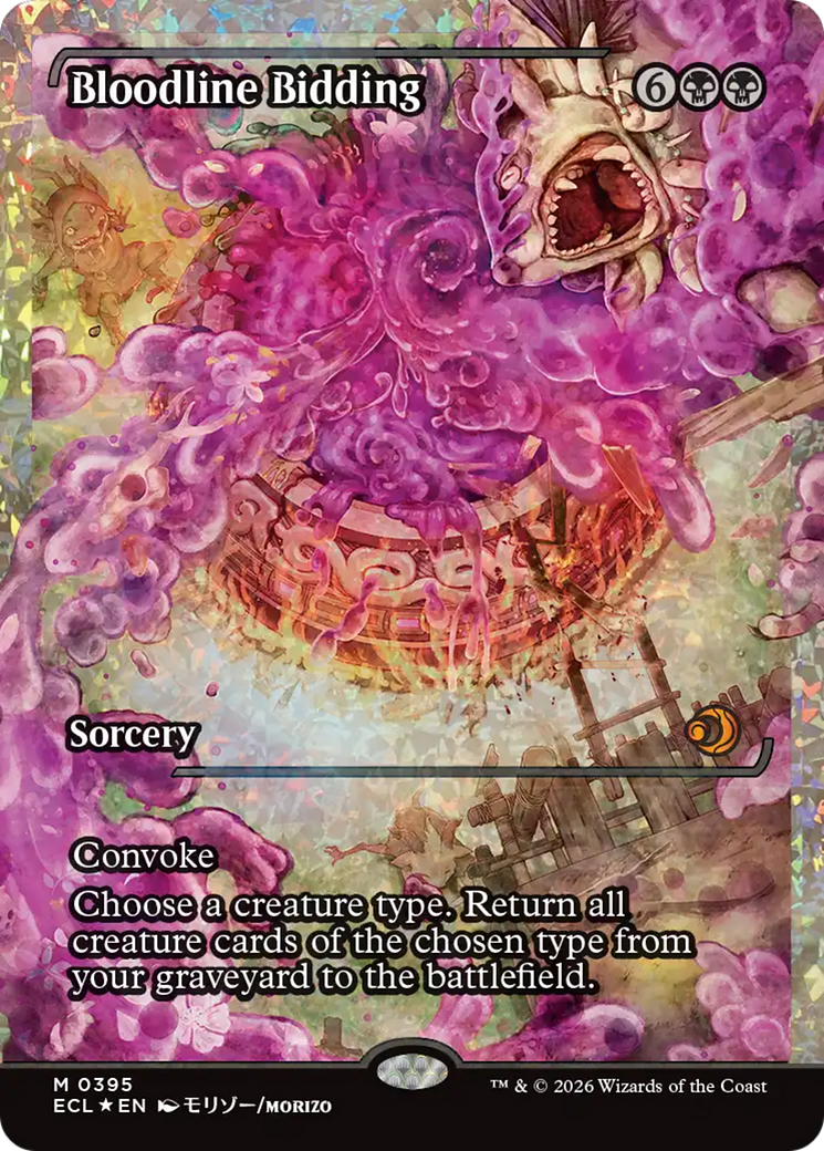 Bloodline Bidding (Showcase) (Fracture Foil) [Lorwyn Eclipsed] | Gear Gaming Bentonville