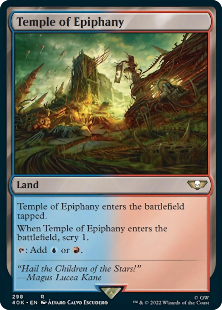 Temple of Epiphany (Surge Foil) [Warhammer 40,000] | Gear Gaming Bentonville