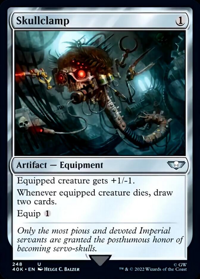 Skullclamp (Surge Foil) [Warhammer 40,000] | Gear Gaming Bentonville