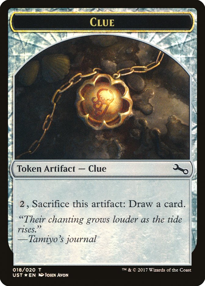 Clue // Clue Double-Sided Token [Unstable Tokens] | Gear Gaming Bentonville