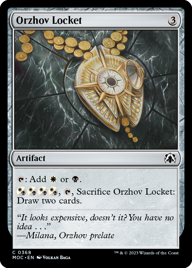 Orzhov Locket [March of the Machine Commander] | Gear Gaming Bentonville