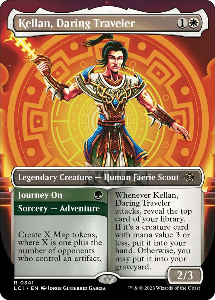 Kellan, Daring Traveler (Borderless) [The Lost Caverns of Ixalan] | Gear Gaming Bentonville