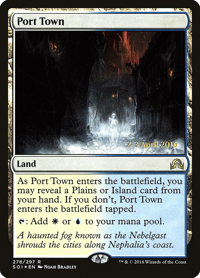 Port Town [Shadows over Innistrad Prerelease Promos] | Gear Gaming Bentonville