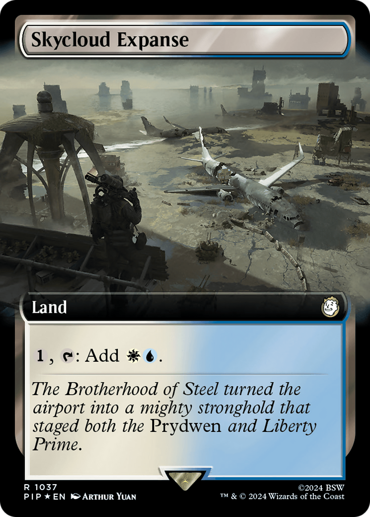Skycloud Expanse (Extended Art) (Surge Foil) [Fallout] | Gear Gaming Bentonville