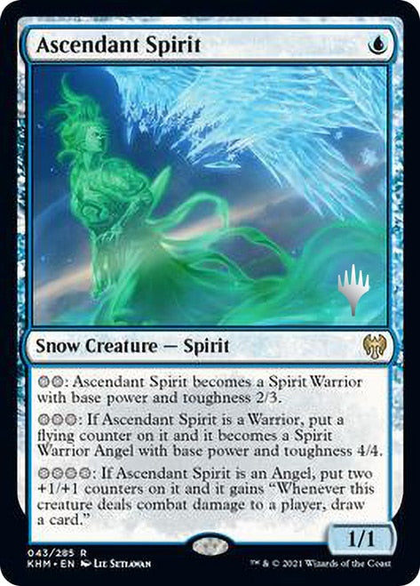 Ascendant Spirit (Promo Pack) [Kaldheim Promos] | Gear Gaming Bentonville