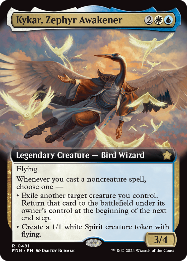 Kykar, Zephyr Awakener (Extended Art) [Foundations] | Gear Gaming Bentonville