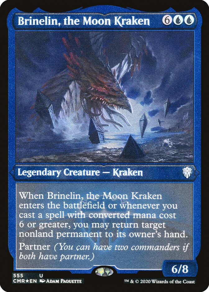 Brinelin, the Moon Kraken (Etched) [Commander Legends] | Gear Gaming Bentonville